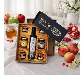 מארז שמן זית ומעדנים